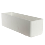 Delta 25  80 x 25 x 25 cm in der farbe weiss