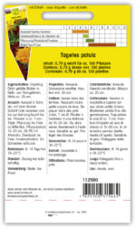 Tagetes Sammetblume nieder Prachtmischung – Bild 2